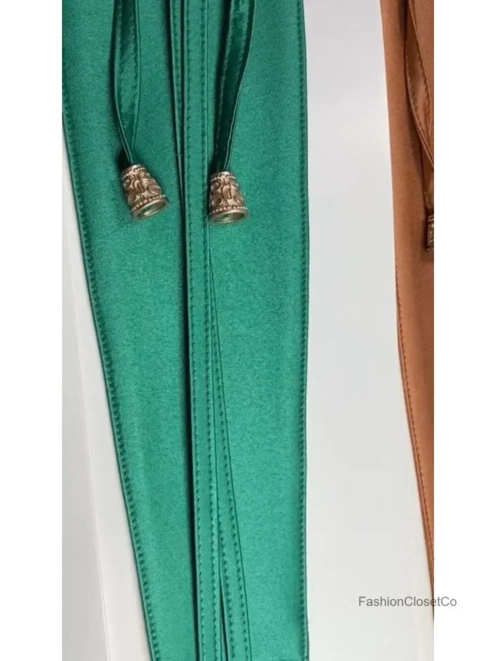 Satin Obi Belt Wrap Waist Cinch No Buckle Self Tie Dress Belt